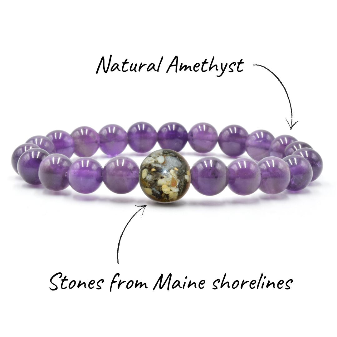 Maine Stones + Amethyst