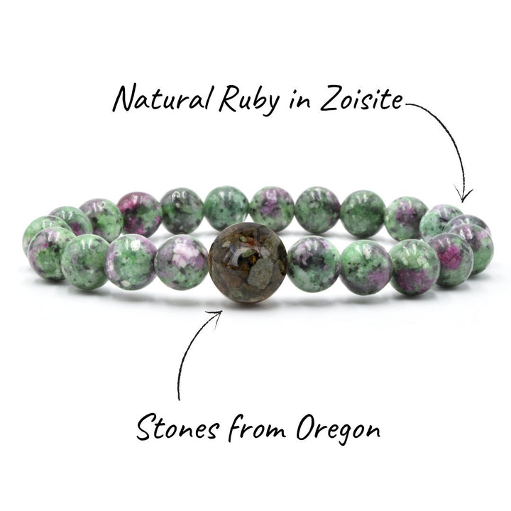 Oregon Stones + Ruby in Zoisite