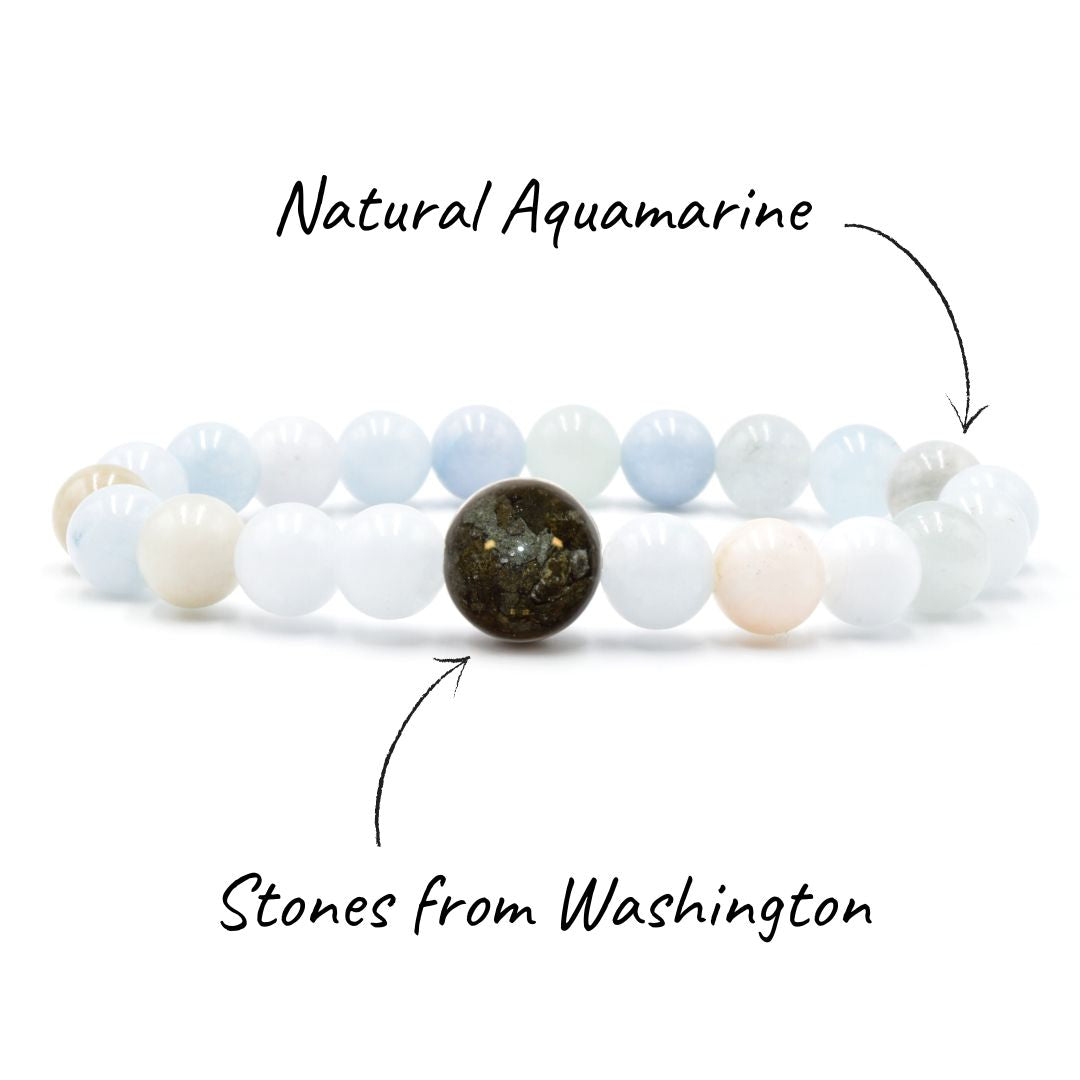 Washington Stones + Aquamarine