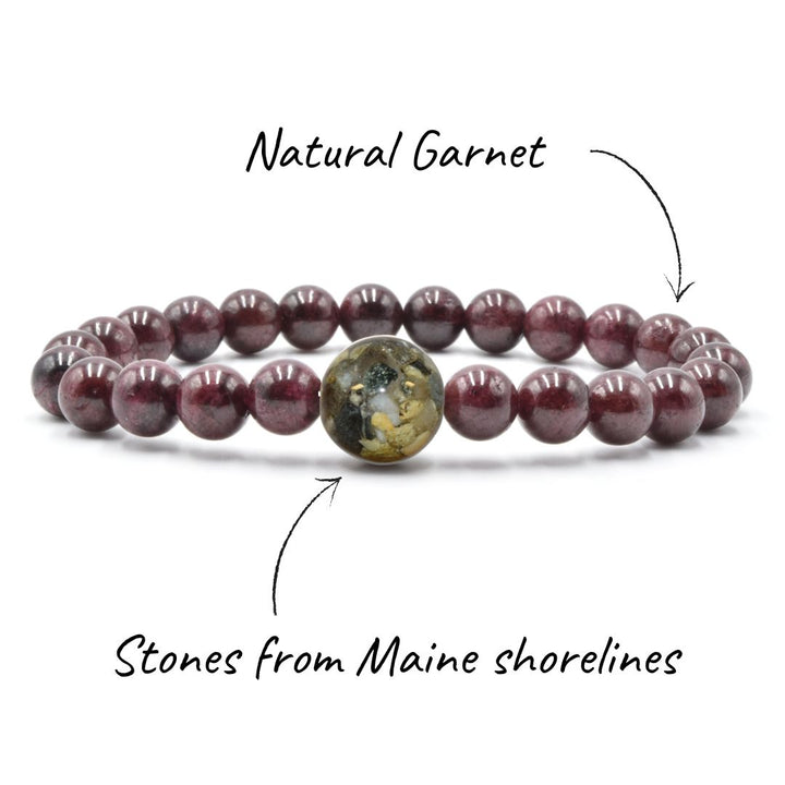 Maine Stones + Garnet