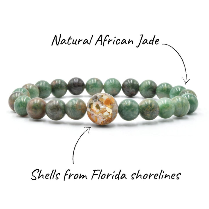 Florida Shells + African Jade