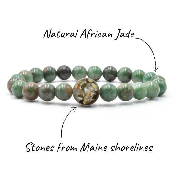 Maine Stones + African Jade