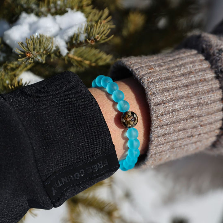 Nebraska Stones + Turquoise Bay Glass