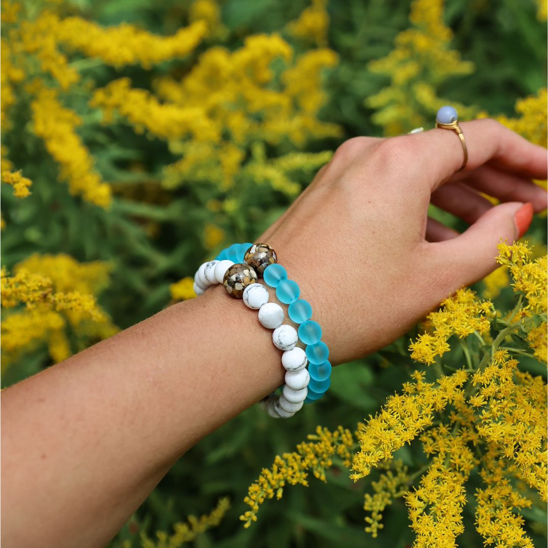 Nebraska Stones + White Howlite