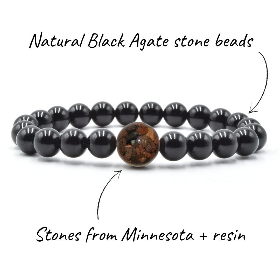 Minnesota Stones + Black Agate