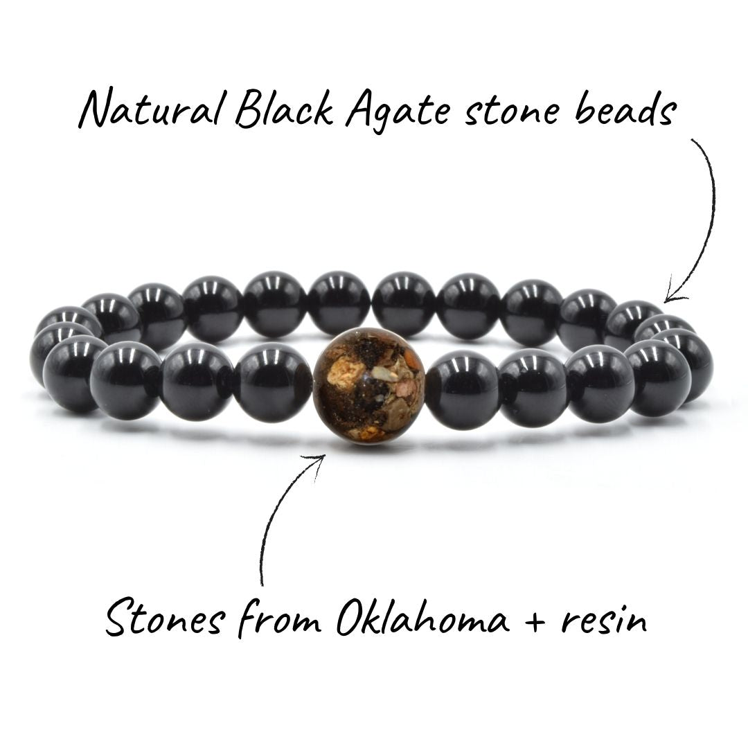 Oklahoma Stones + Black Agate