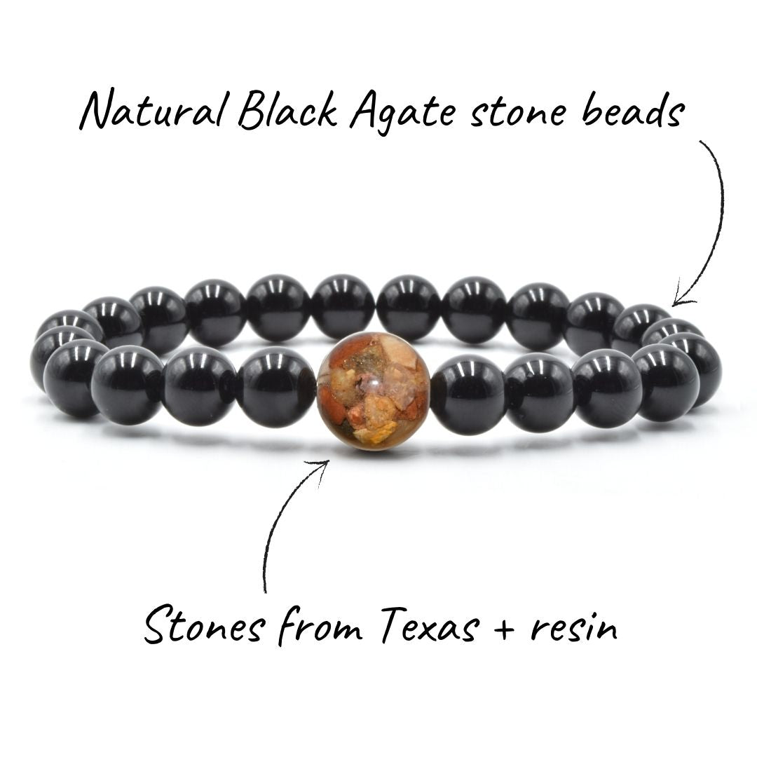 Texas Stones + Black Agate