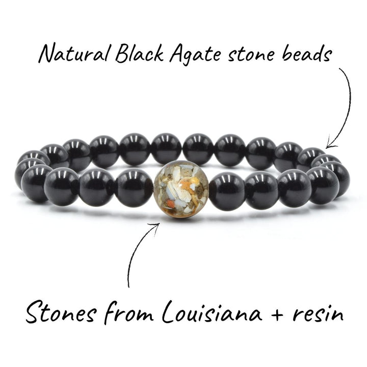 Louisiana Stones + Black Agate