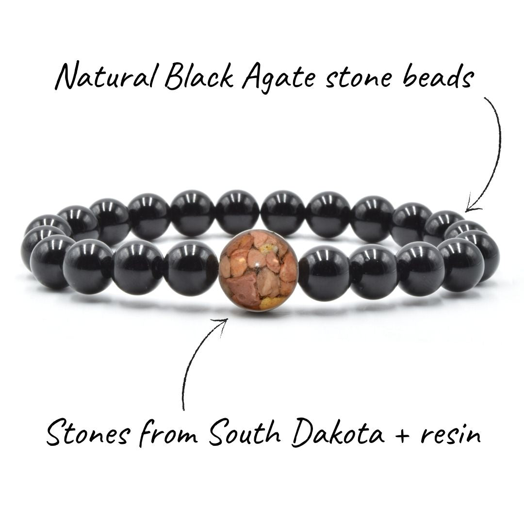 South Dakota Stones + Black Agate