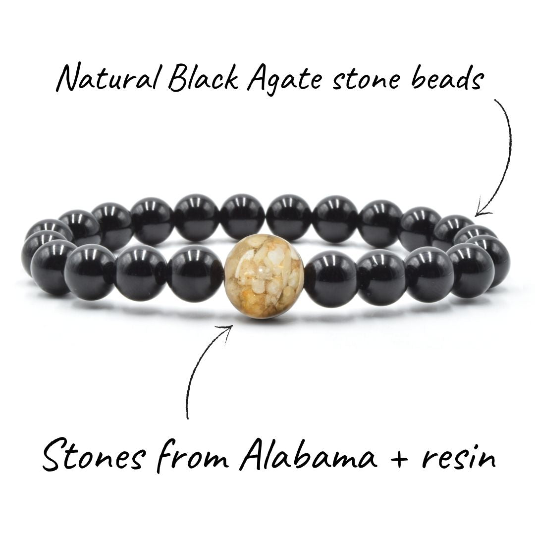 Alabama Stones + Black Agate