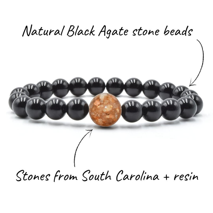 South Carolina Stones + Black Agate