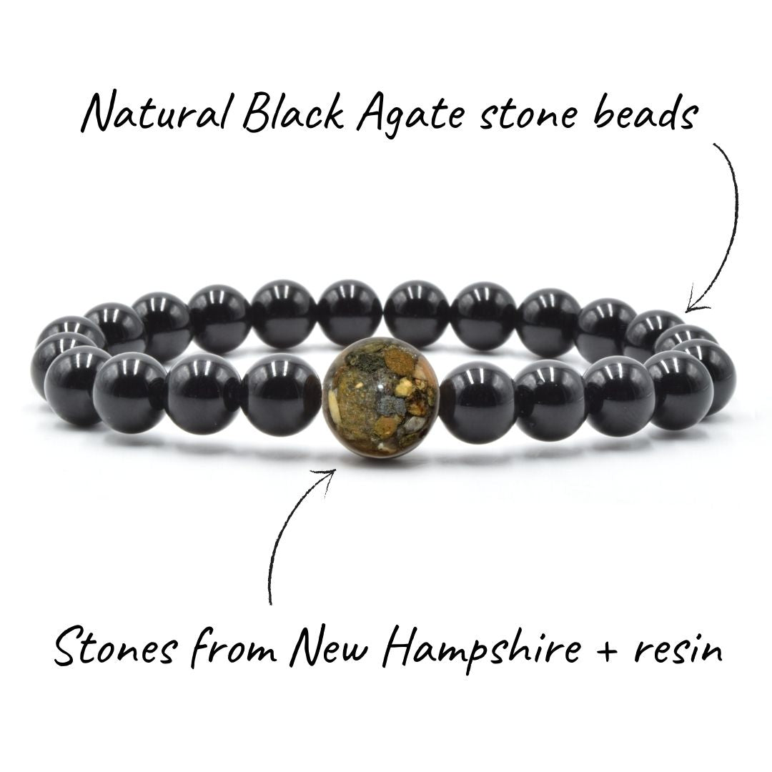 New Hampshire Stones + Black Agate