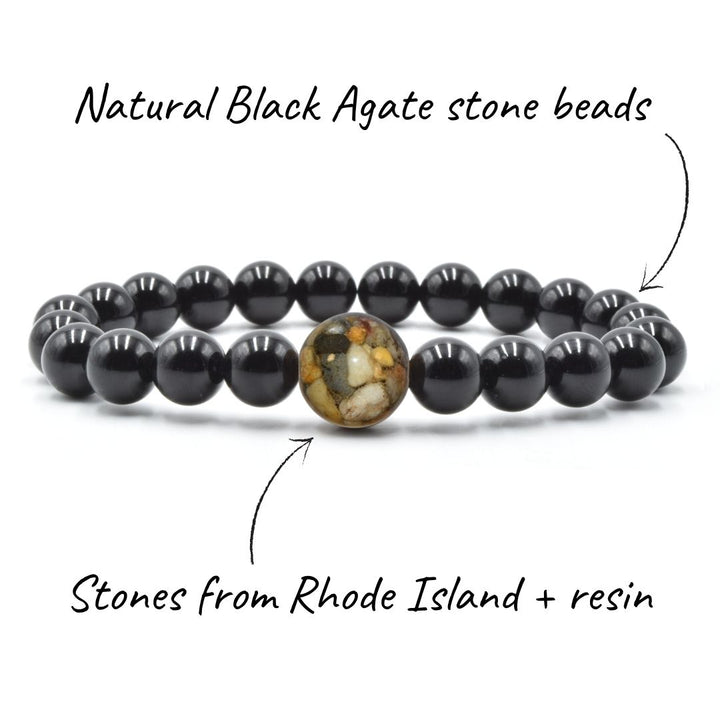 Rhode Island Stones + Black Agate