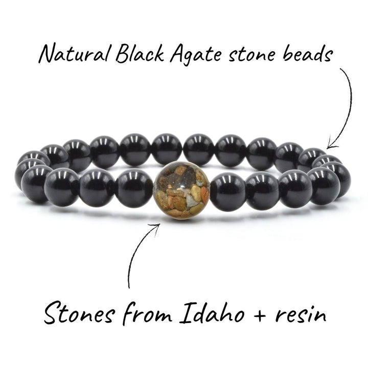 Idaho Stones + Black Agate