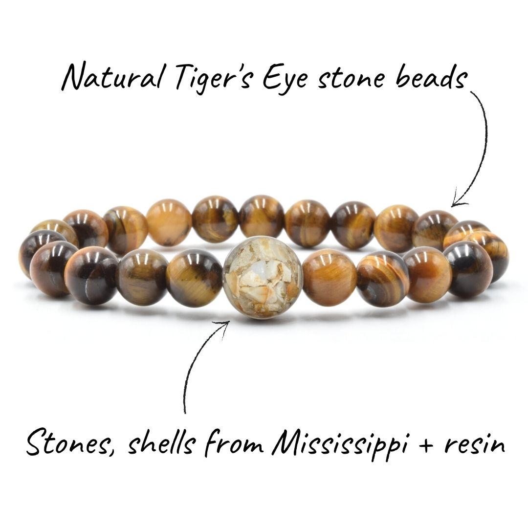 Mississippi Stones + Tiger's Eye