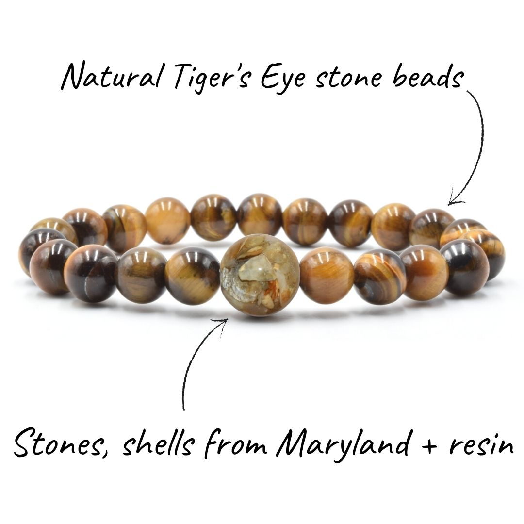 Maryland Stones & Shells + Tiger's Eye