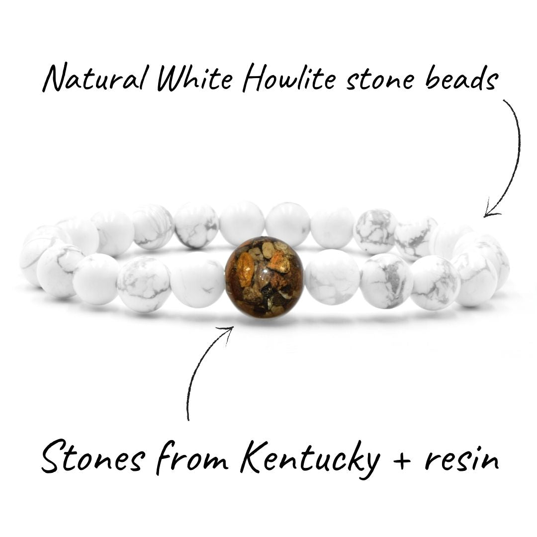 Kentucky Stones + White Howlite