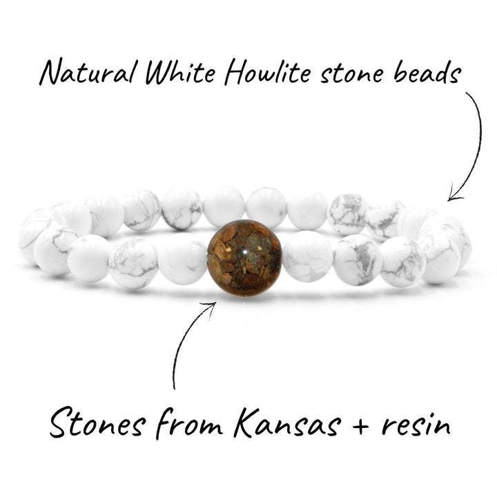 Kansas Stones + White Howlite