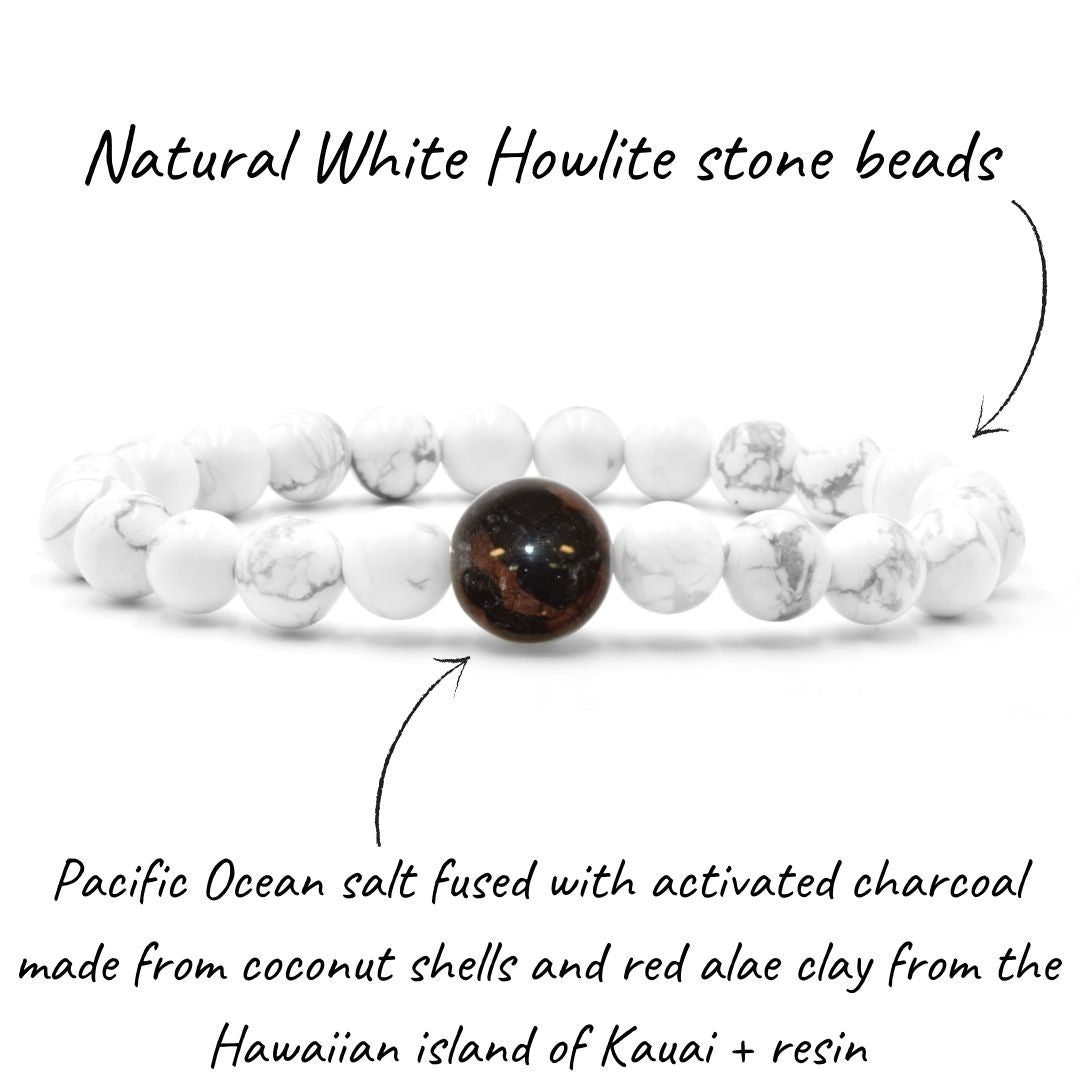 Hawaii Salt + White Howlite