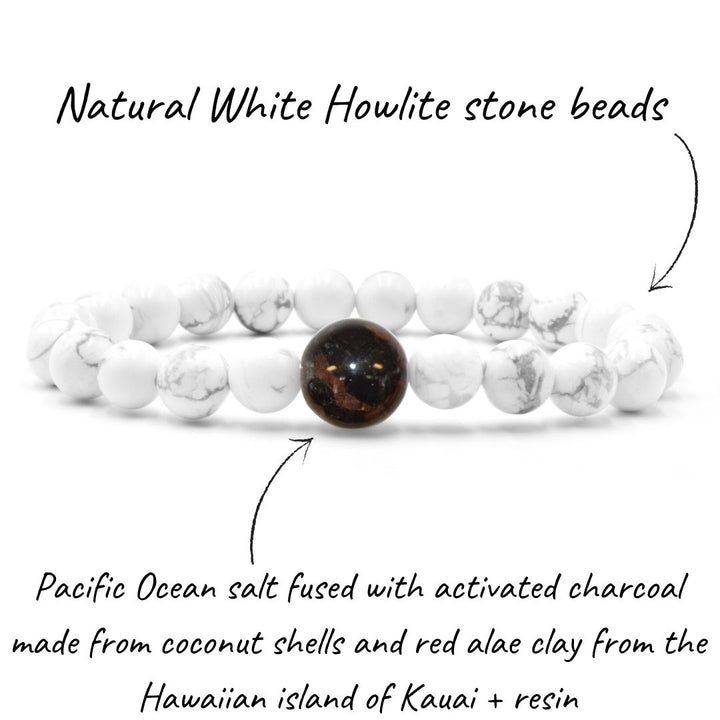 Hawaii Salt + White Howlite