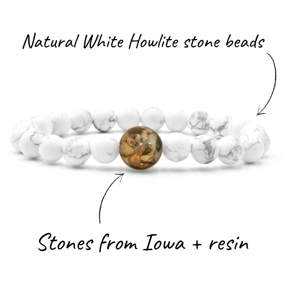 Iowa | White Howlite