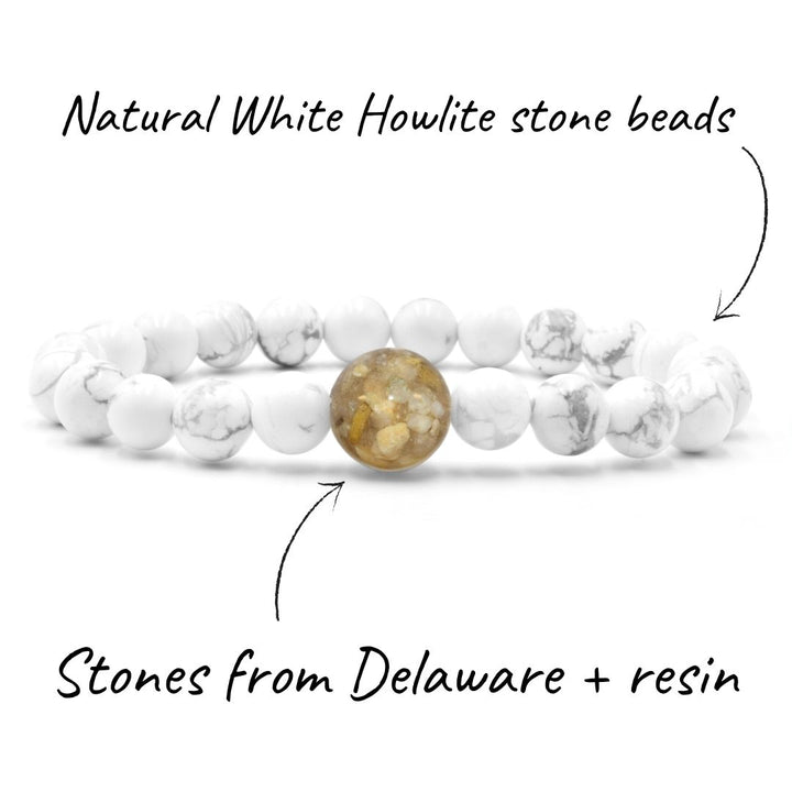 Delaware Stones + White Howlite