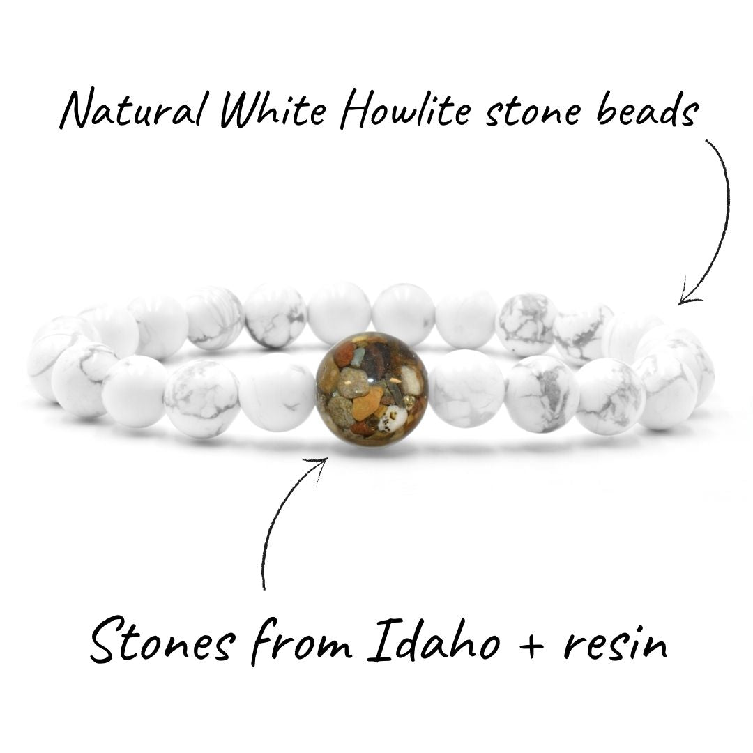 Idaho Stones + White Howlite