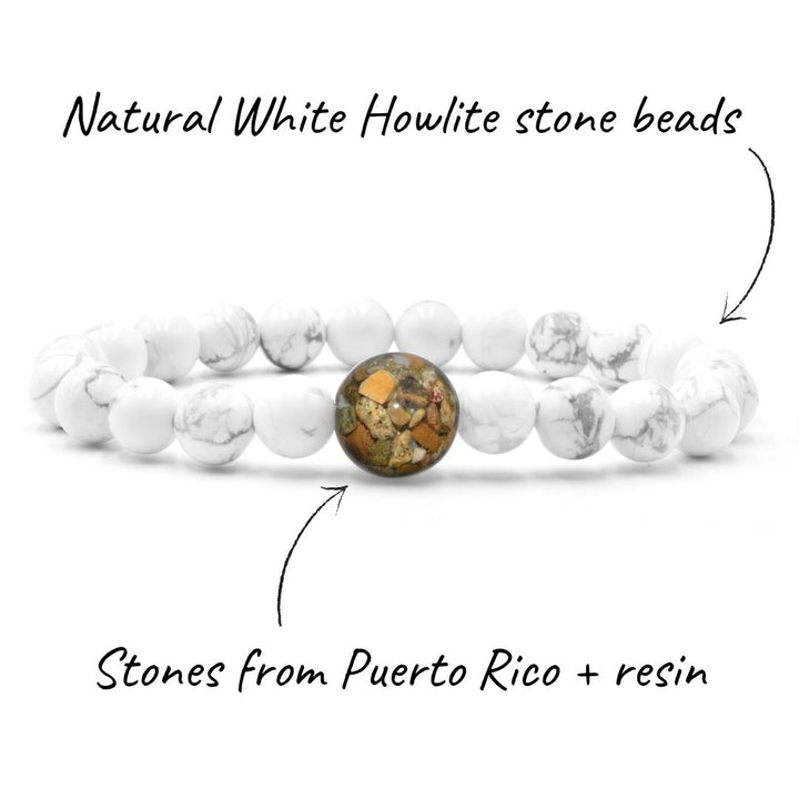 Puerto Rico | White Howlite