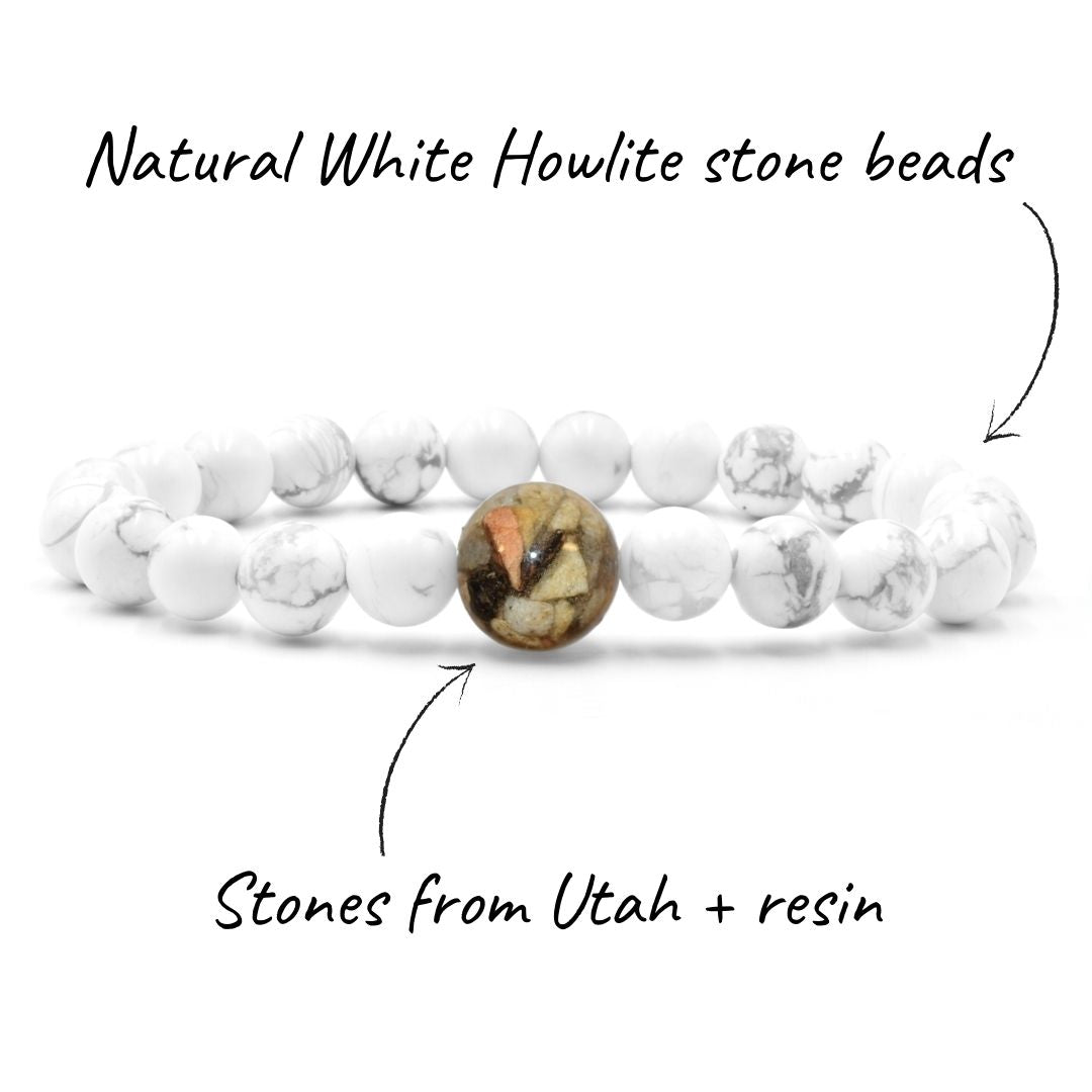 Utah Stones + White Howlite