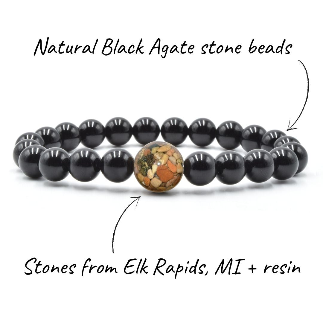 Elk Rapids, MI | Black Agate