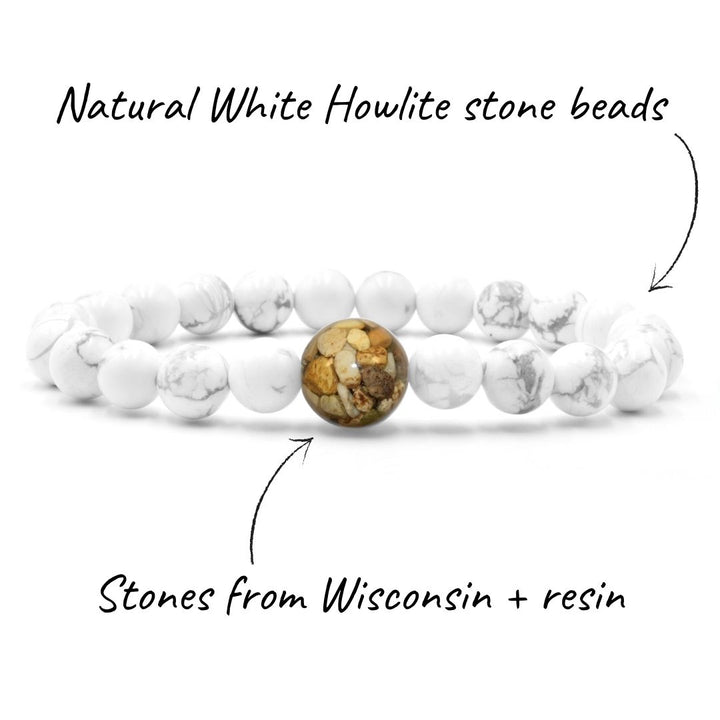 Wisconsin Stones + White Howlite