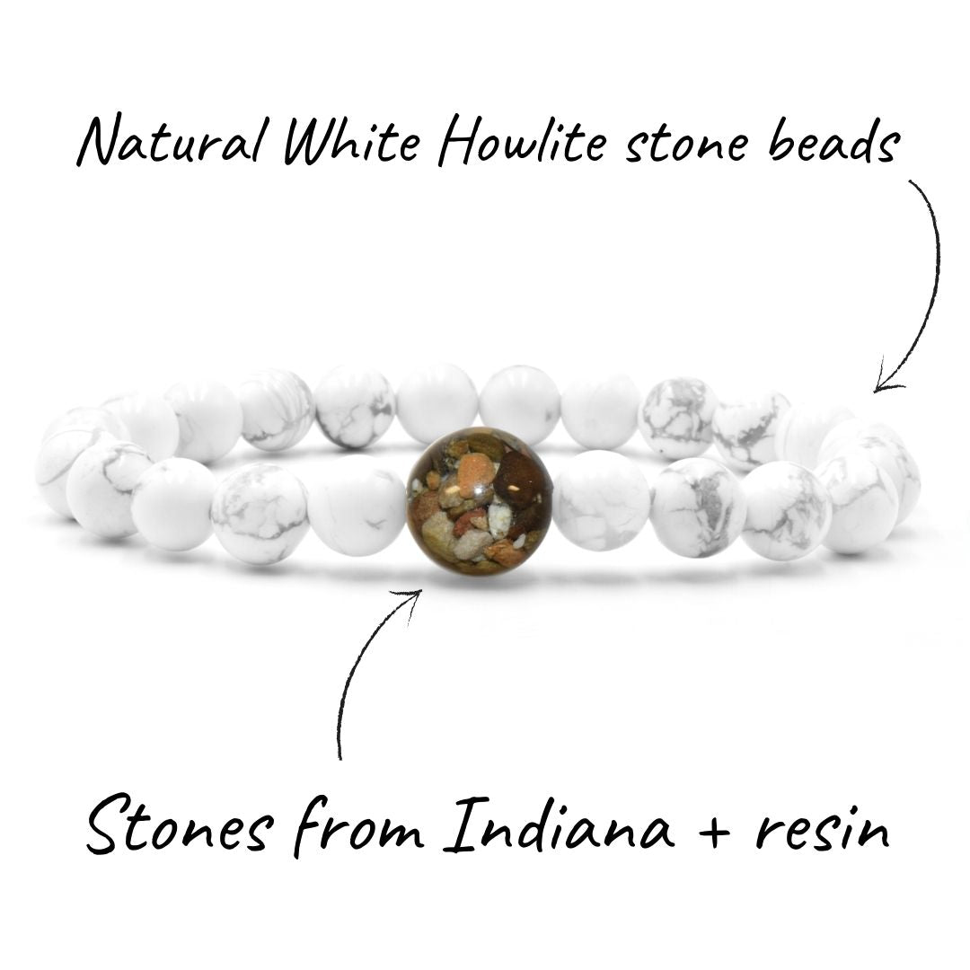 Indiana | White Howlite