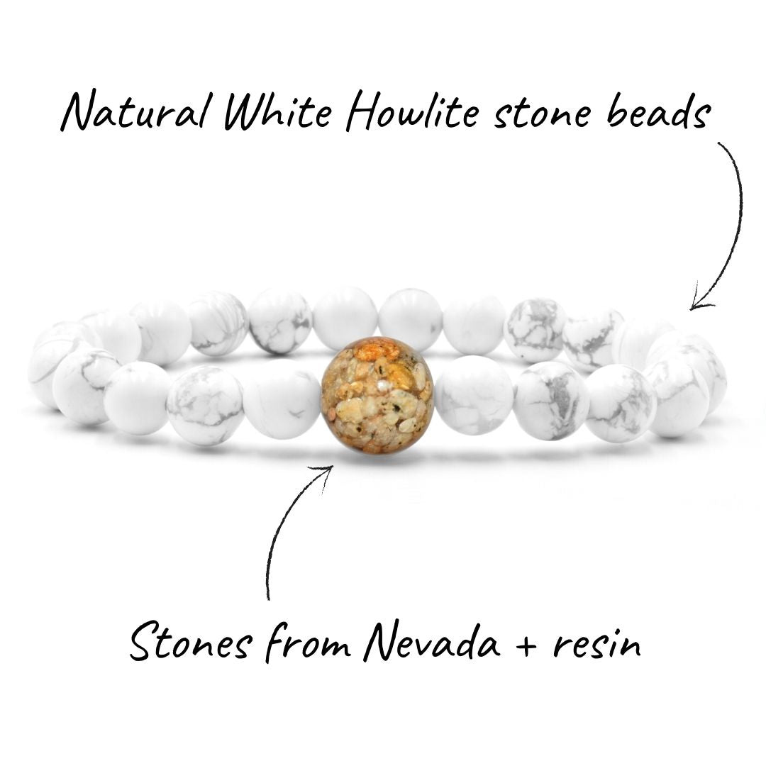 Nevada Stones + White Howlite