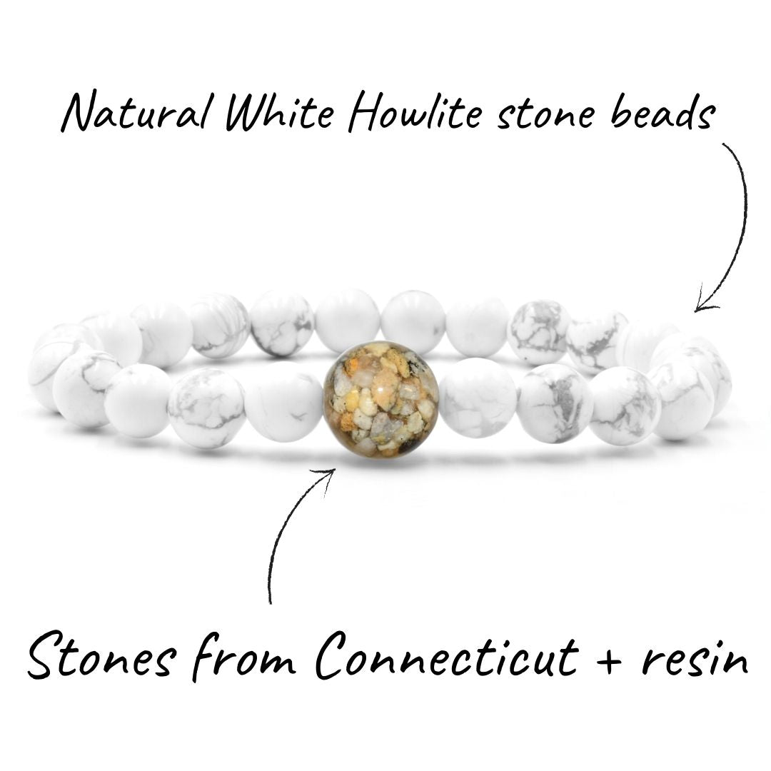 Connecticut | White Howlite