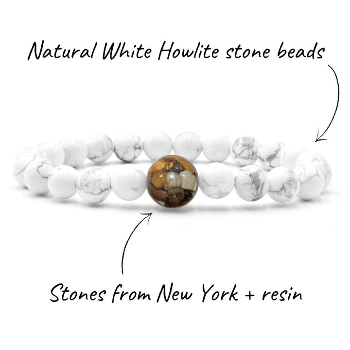 New York Stones + White Howlite