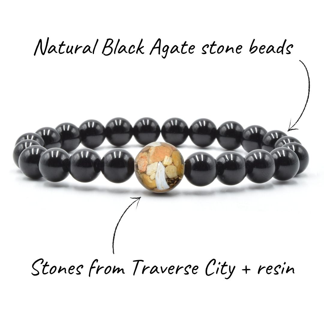 Traverse City, MI | Black Agate