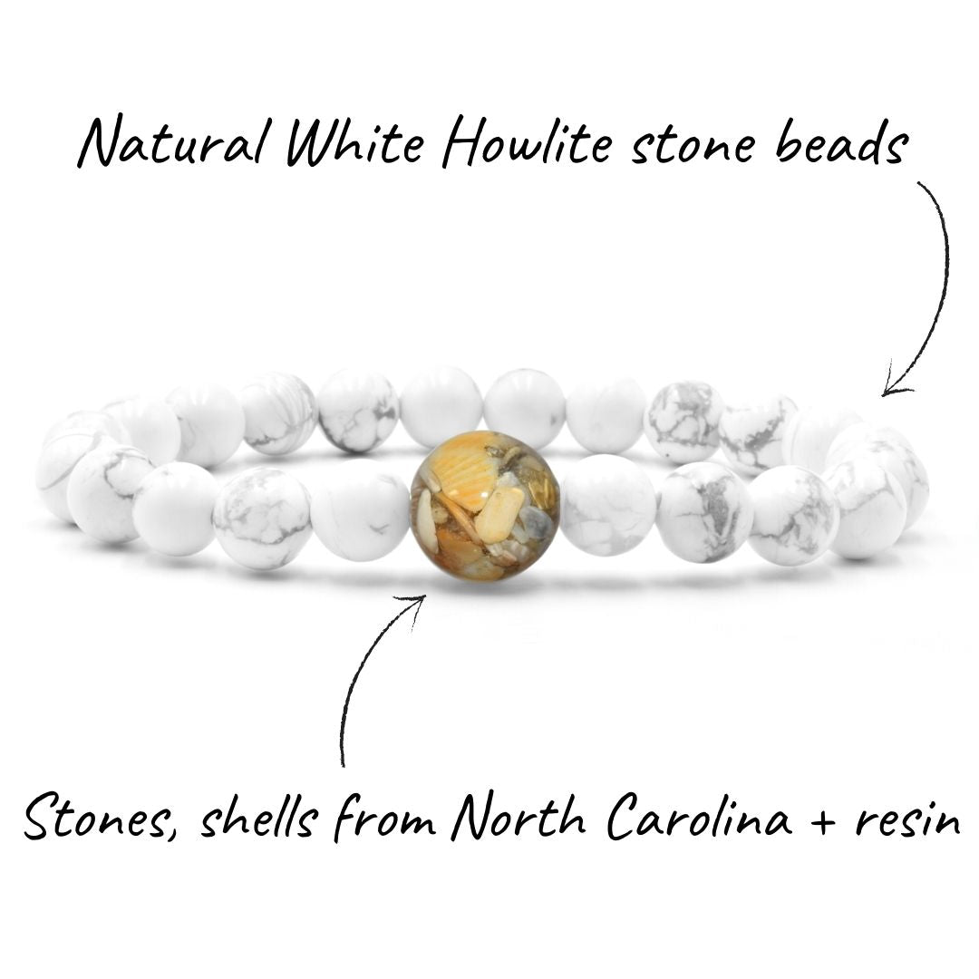 North Carolina | White Howlite