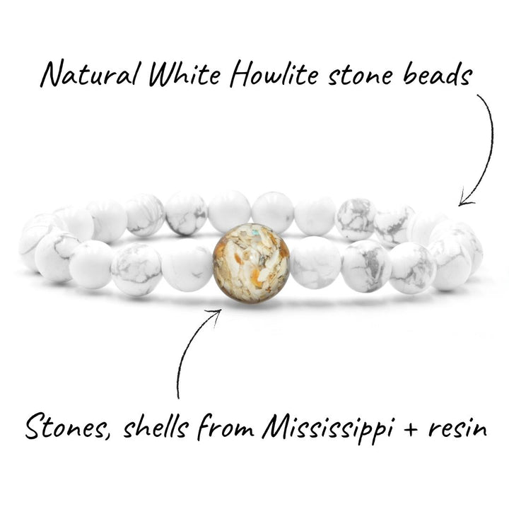 Mississippi Stones + White Howlite