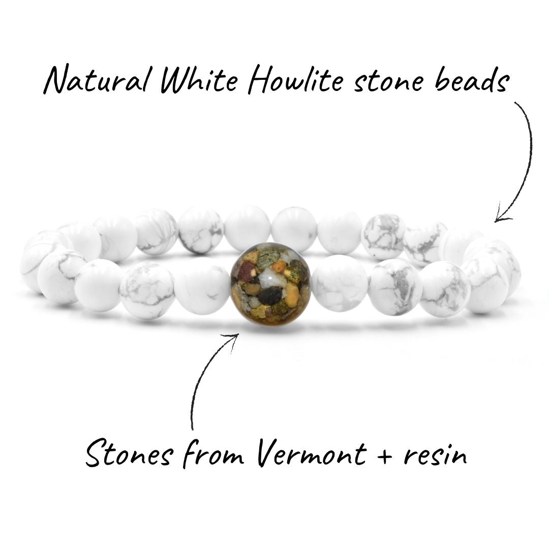 Vermont Stones + White Howlite