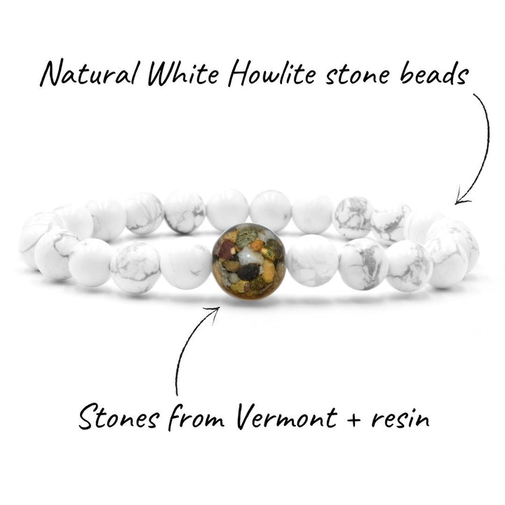 Vermont Stones + White Howlite