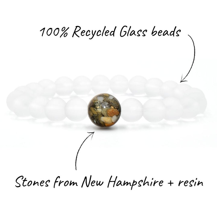 New Hampshire Stones + Crystal Glass