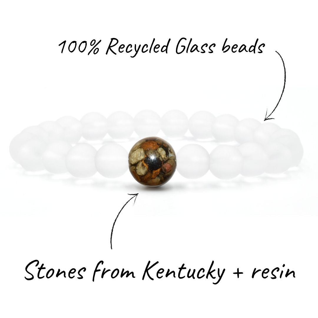 Kentucky Stones + Crystal Glass