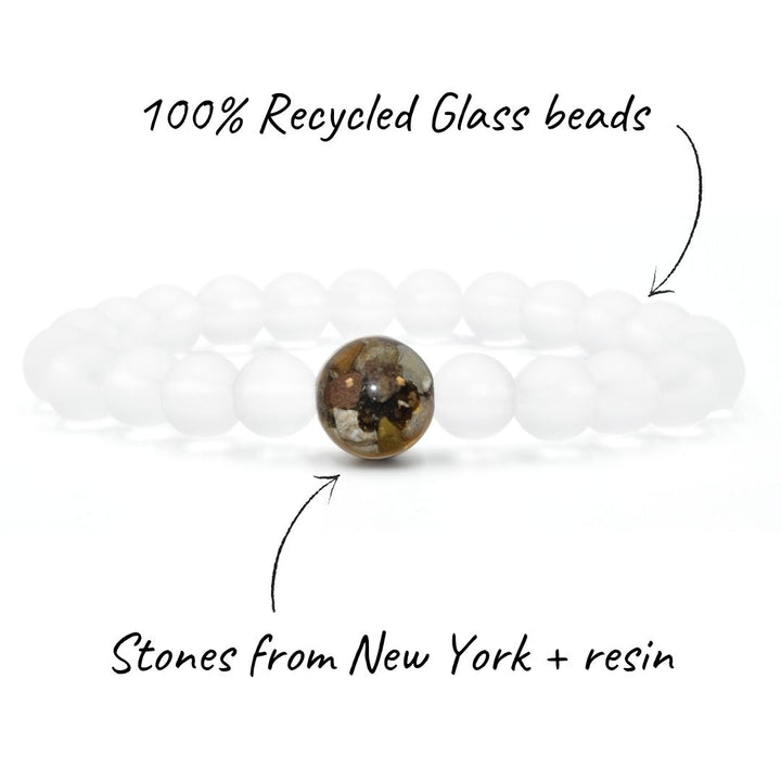 New York Stones + Crystal Glass