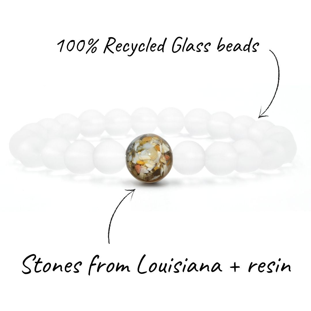 Louisiana Stones + Crystal Glass