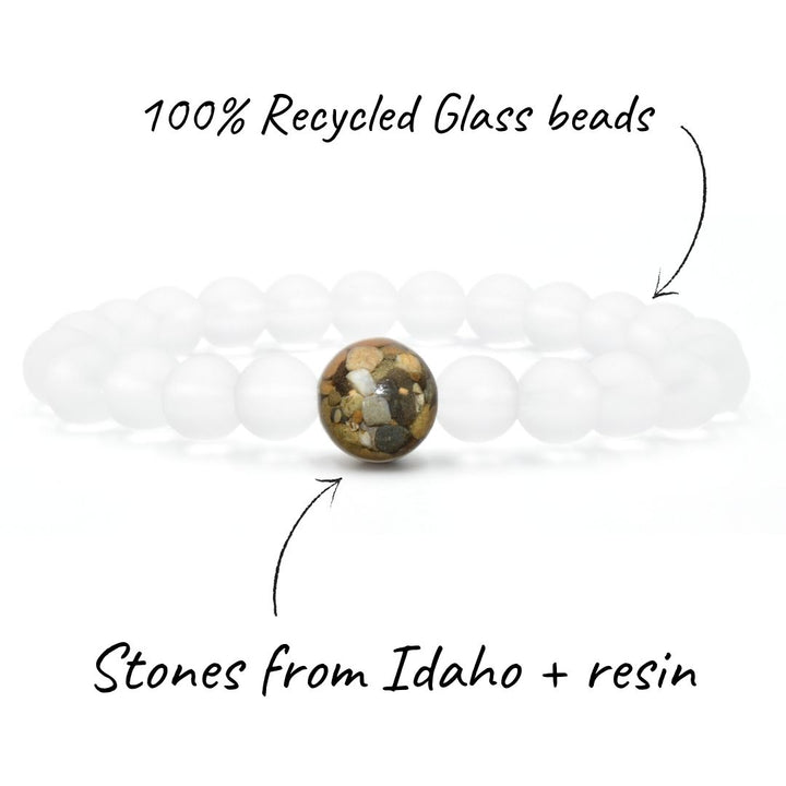 Idaho Stones + Crystal Glass