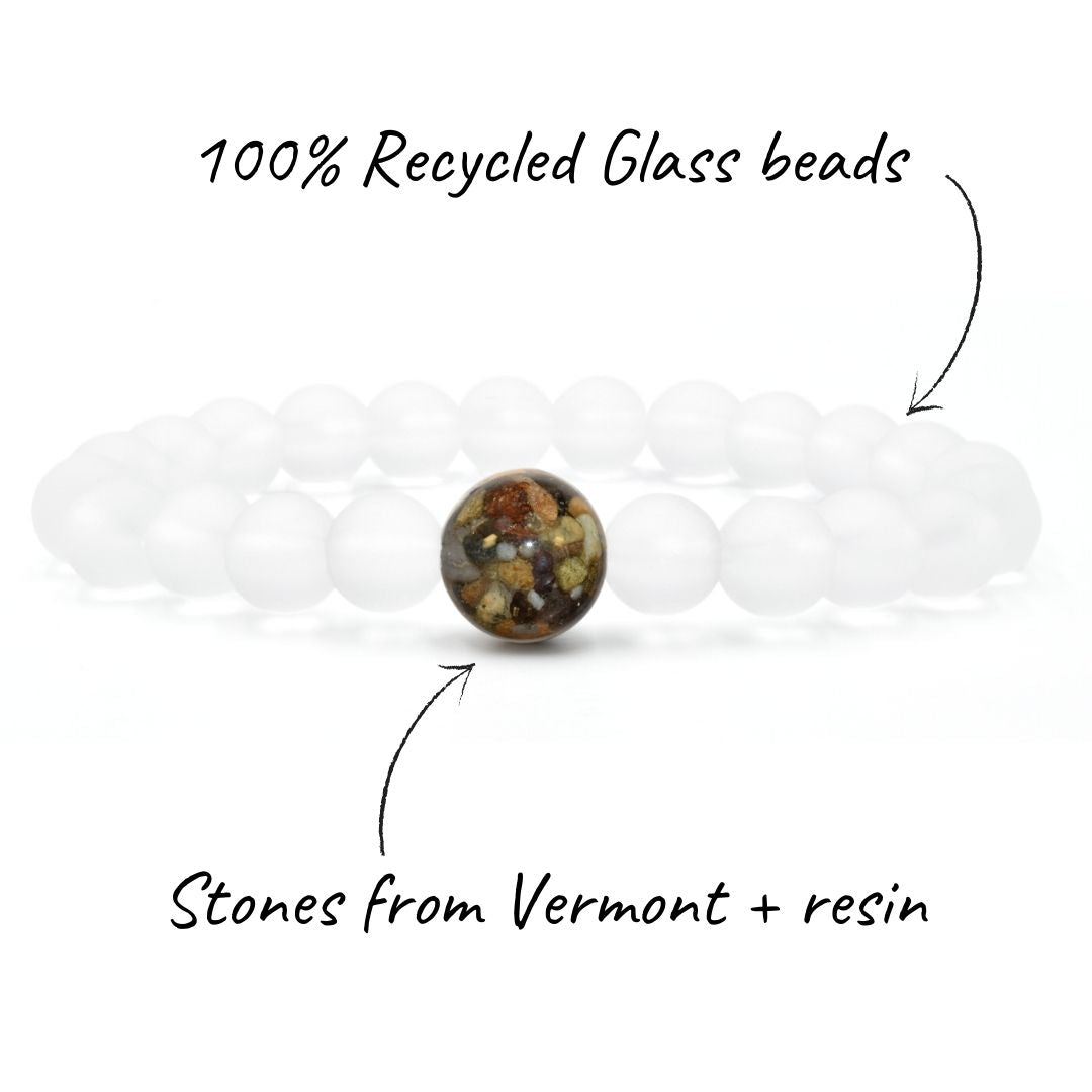 Vermont Stones + Crystal Glass