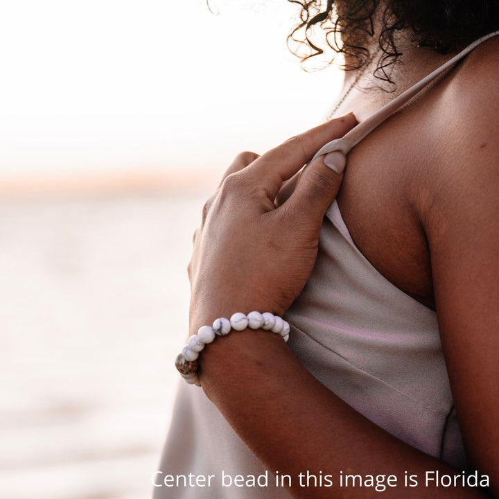 Florida Shells + White Howlite