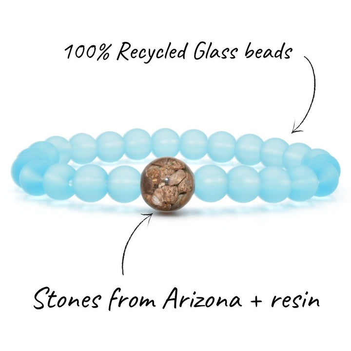 Arizona Stones + Turquoise Bay Glass