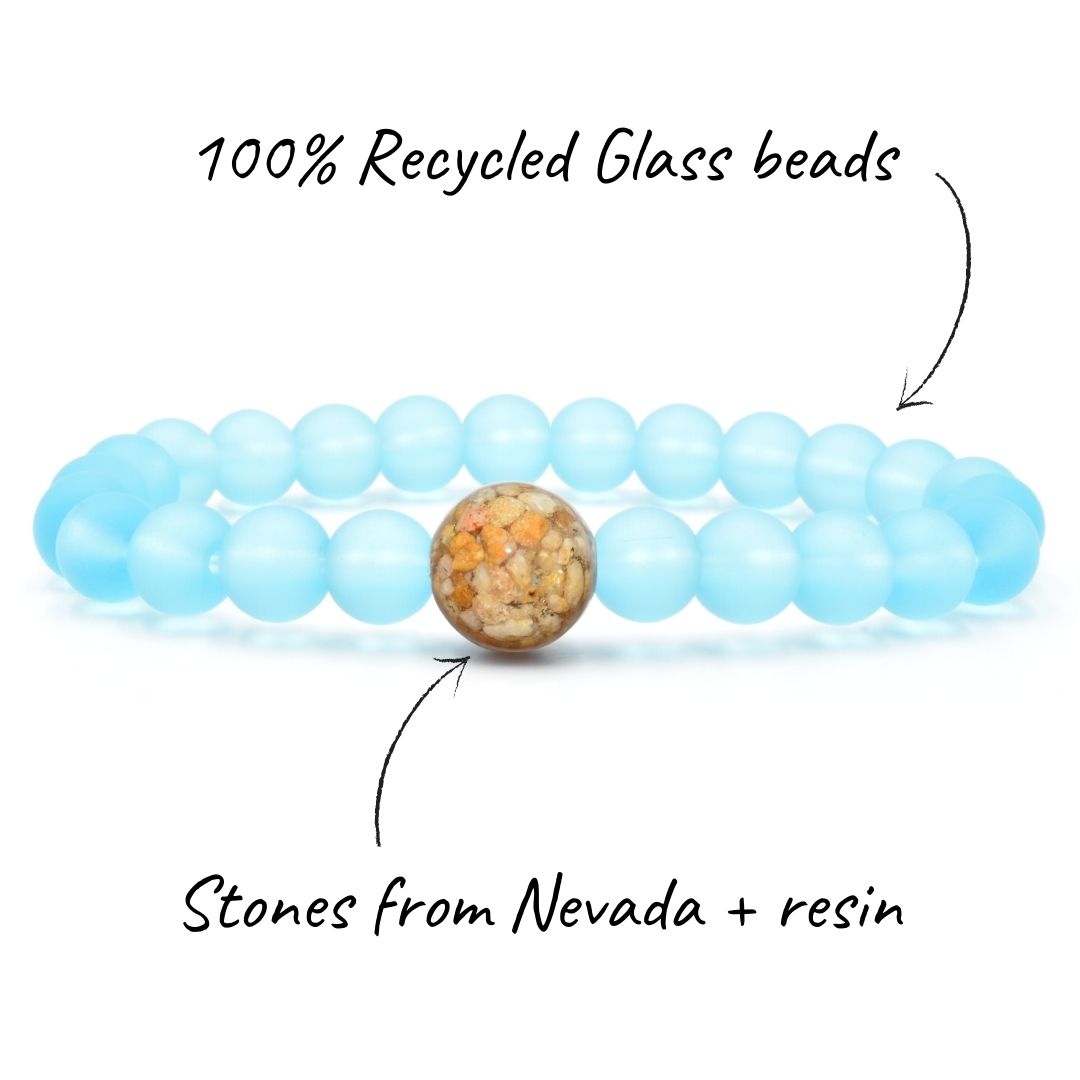 Nevada Stones + Turquoise Bay Glass