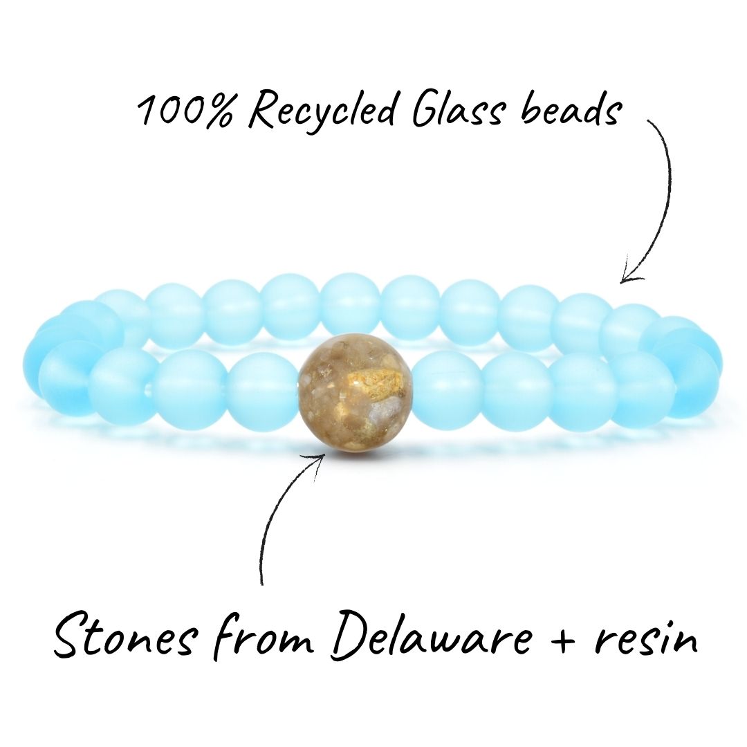 Delaware Stones + Turquoise Bay Glass